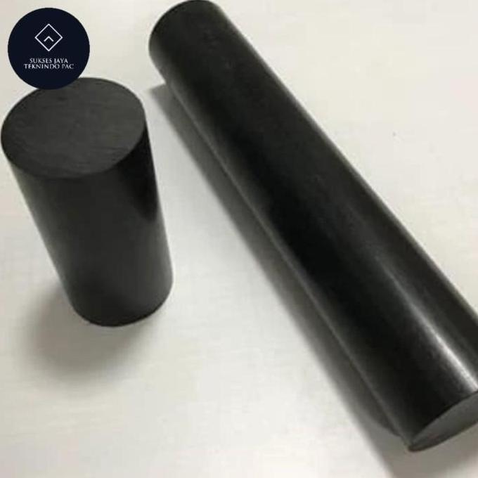 * NYLON PE HITAM BATANGAN POLYETHLENE ROD 60MM X 100CM / NYLON PE HITAM BATANGAN *