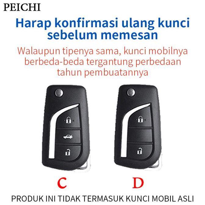PEICHI Cover Kunci Mobil For Toyota Innova Reborn