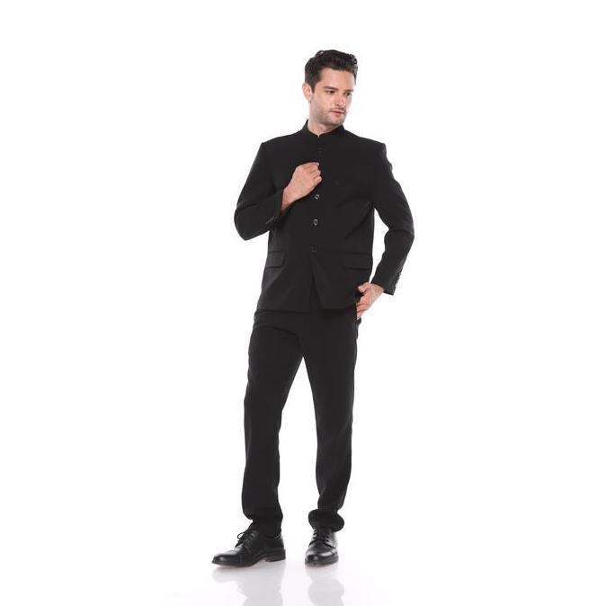 jas koko jas pria kerah koko jasko jas koko hitam jas adat betawi