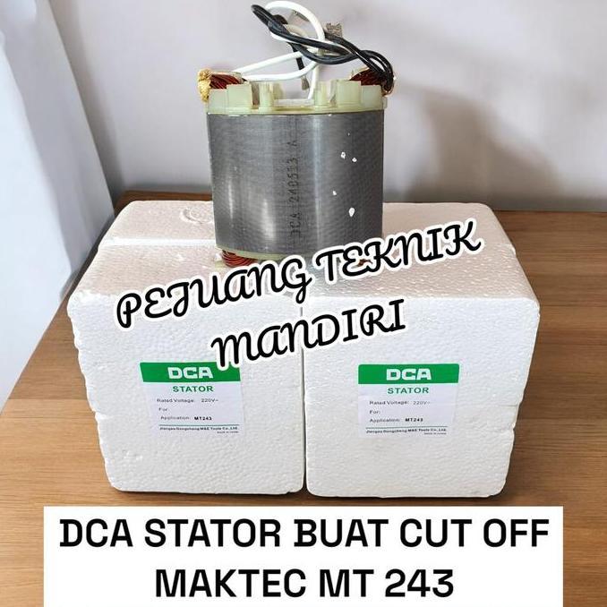 Terjangkau Stator Buat Cut Off Maktec Mt243 Mt 243 Merk Dca / Stator Dca Mt 243