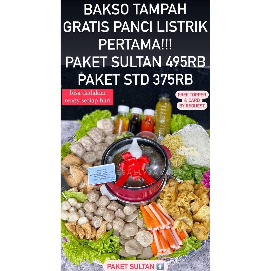 NEW BAKSO TAMPAH FREE PANCI LISTRIK, NOTE TGL DAN UCAPAN BEST