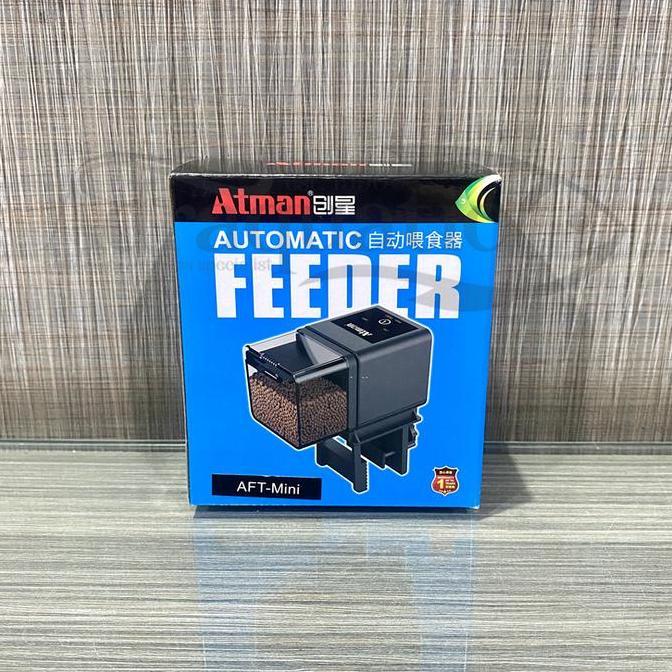 ATMAN AFT-MINI FOOD TIMER AUTOMATIC FISH FEEDER ALAT PEMBERI PAKAN IKAN OTOMATIS AUTO FEEDING PELLET