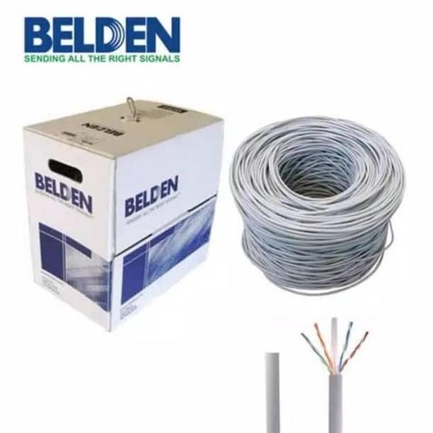 TERBARU - Kabel UTP cat 6 Belden Original USA / Kabel Belden cat 6, 1 roll 305 m