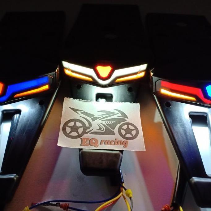 Lampu Stop Spakbor 3 In 1 Belakang Dtracker 150 Klx / Stoplamp 3In1 Terbaru