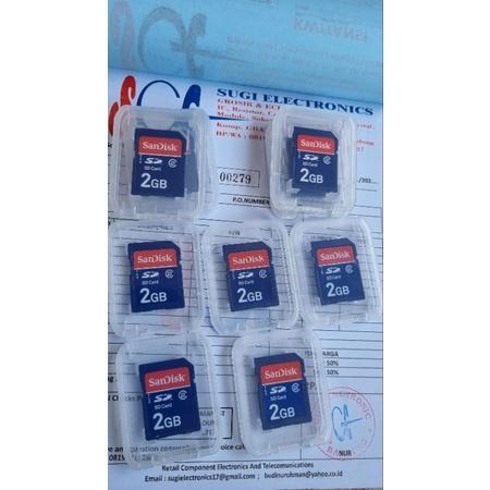 Kartu Memory 2Gb Sd Card Sandisk