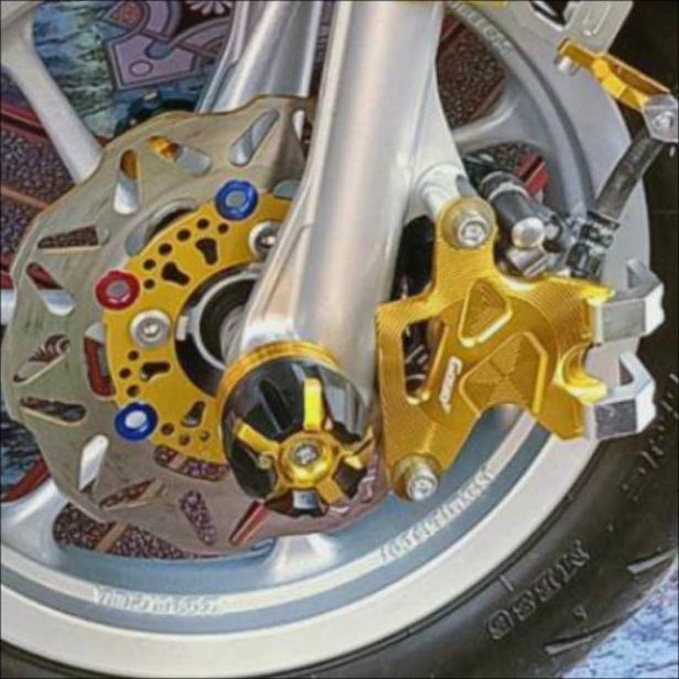 PIRINGAN CAKRAM DISC DEPAN AKSESORIS VARIASI MOTOR MIO M3-MIO S-MIO GT-SOUL GT-X RIDE-MIO Z-MIO 125