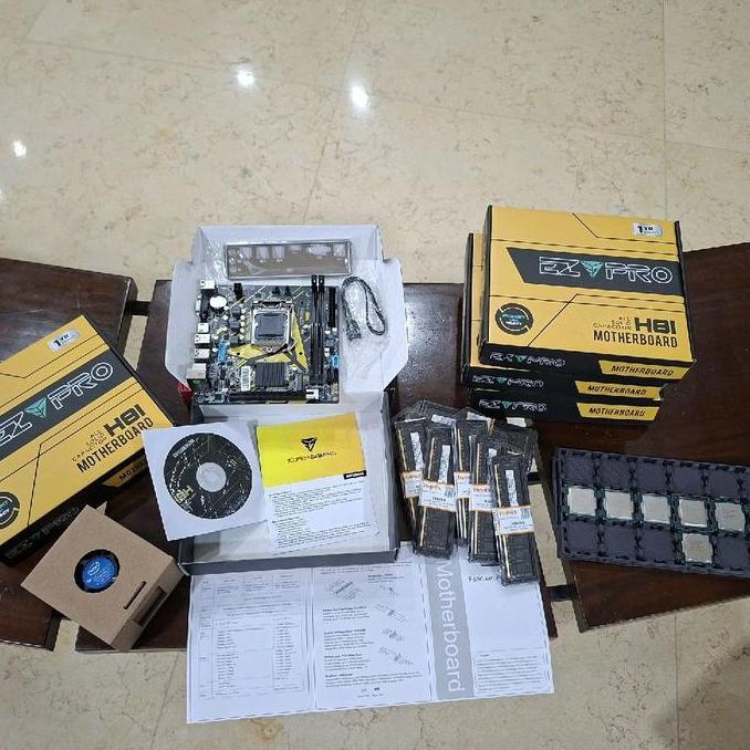 HARGA DISC - Paketan gen4 BARU core i7 / i5 / i3 + Mobo H81/B85 + Ram Ddr 3 + fan Cooler