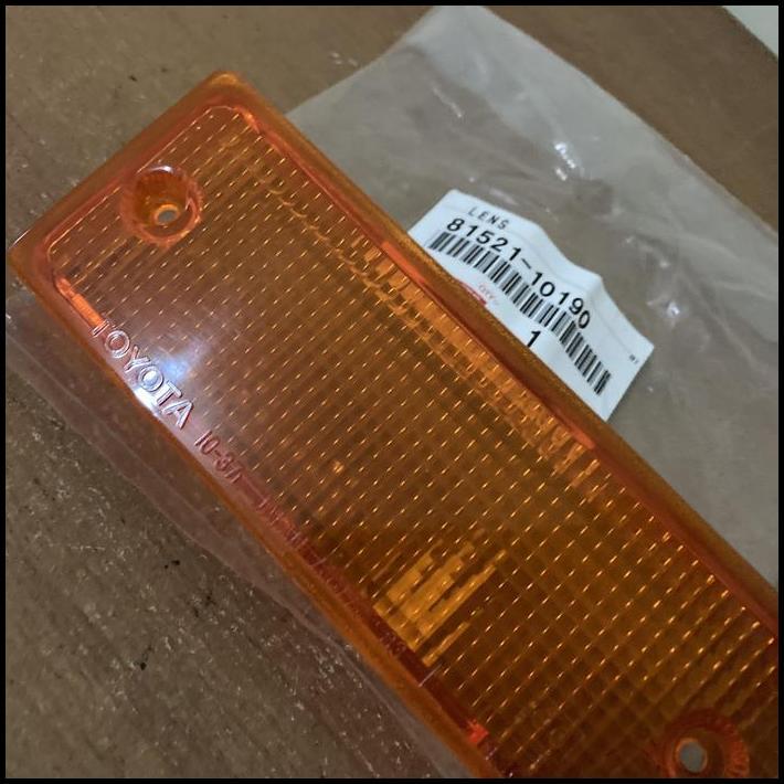 HOT DEAL LENS FRONT TURN SIGNAL LAMP LH MIKA LAMPU SEN SEIN RETING RITING BEMPER DEPAN KIRI STARLET 