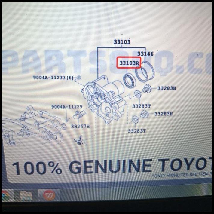 DISKON SEAL OUTPUT KOPEL PERSNELING BELAKANG AVANZA XENIA RUSH TERIOS GRANMAX 9004A-31014 ORIGINAL