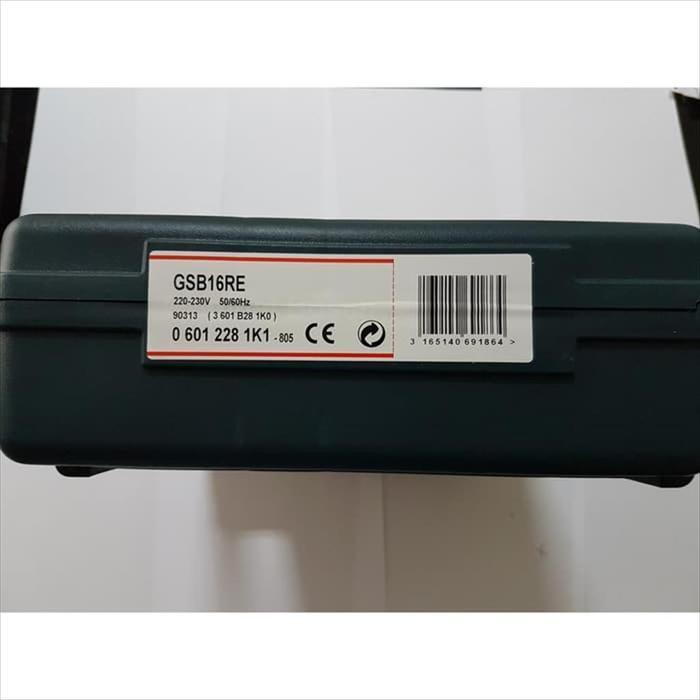 BOSCH Mesin Bor Tangan Listrik GSB 16 RE 750Watt 13mm Impact Drill