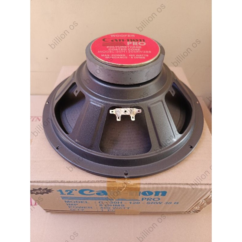 Speaker 12 Inch Woofer (Bass), Can-Non Pro 1238B