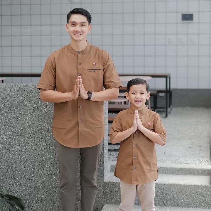 TERLARIS BAJU KOKO COUPLE AYAH DAN ANAK BAHAN TOYOBO KEMKO KOKO AYAH DAN ANAK