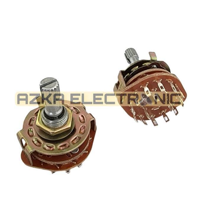 Promo Rotary Switch Selector 3X4 3 Kutub 4 Posisi
