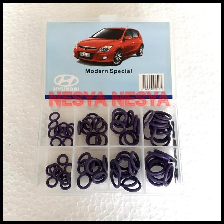 GRATIS ONGKIR SEAL SIL O-RING O RING ORING KIT LENGKAP / KOTAK = 80PCS 80 PCS UNTUK KONEKSI SAMBUNGA