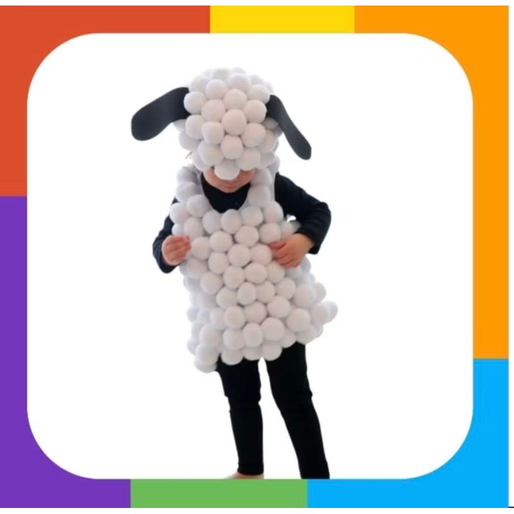 kostum domba/baju karnaval/baju pentas seni