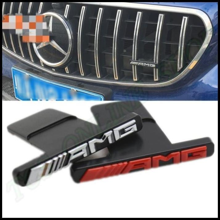 GRATIS ONGKIR GRILL AMG EMBLEM GRILL MERCEDES BENZ W204 W205 W212 W211 W210 W203 