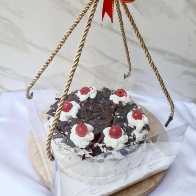 ------] Kotak Kue Mika / Box Mika Kotak / Box Mika Handle Tali /  Box Kue Mika