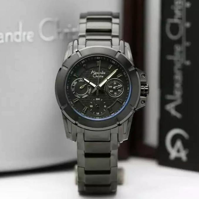 JAM TANGAN ALEXANDRE CHRISTIE AC6305/ AC 6305 ORIGINAL LADY ALLBLACK