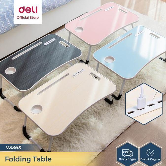 Deli x Vusign Folding Table / Meja Laptop Lipat VS861/VS862/VS860/VS864 Computer Furniture