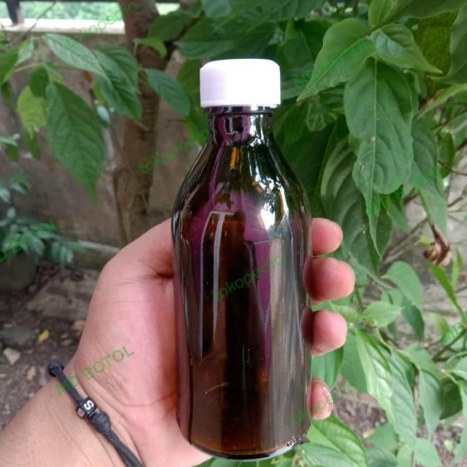 BOTOL KACA COKLAT 200 ML / BOTOL COKLAT / BOTOL KACA