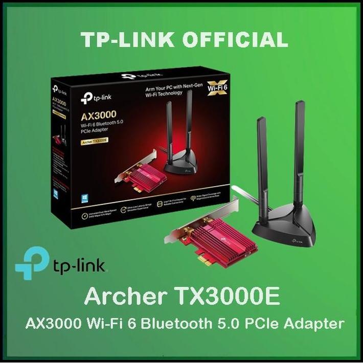Tp-Link Archer TX3000E AX3000 TpLink WiFi 6 Bluetooth 5.0 PCIe Adapter