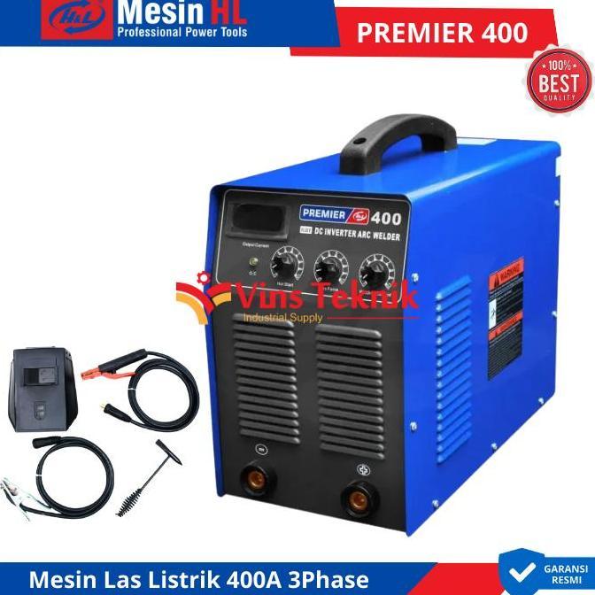 H&L Premier 400 Mesin Las Listrik 400A Travo Las Inverter Trafo Las MMA 400 Inverter Premier400 3 Ph