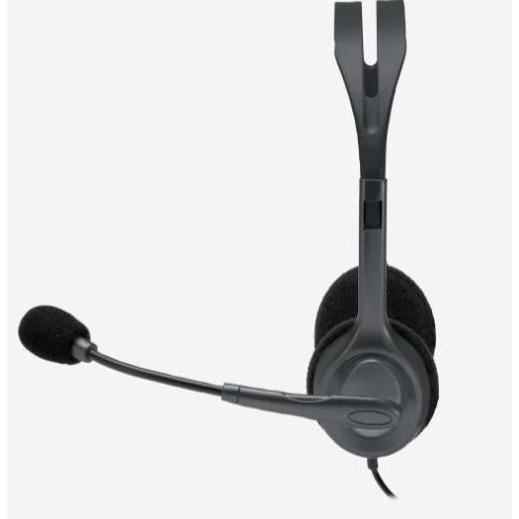 Gamex- Logitech Stereo Headset H111 - H111 Koneksi Jack Audio - Logitech H111 - H111 Logitech