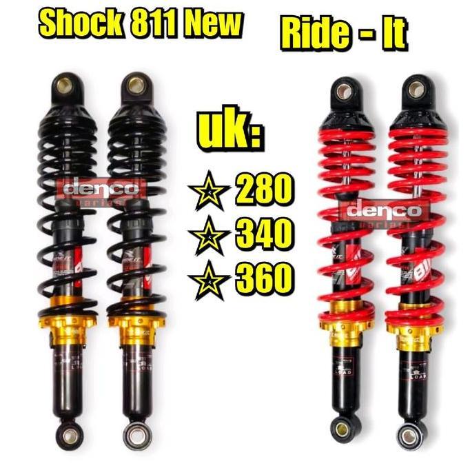 Promo Shock Belakang 280mm 320mm 340mm 360mm Yamaha Jupiter  Honda Supra X Tiger Megapro Series By s