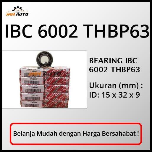 HOT DEAL BEARING IBC 6002 THBP63 HIGH SPEED BEARING GERMANY ORIGINAL IBC