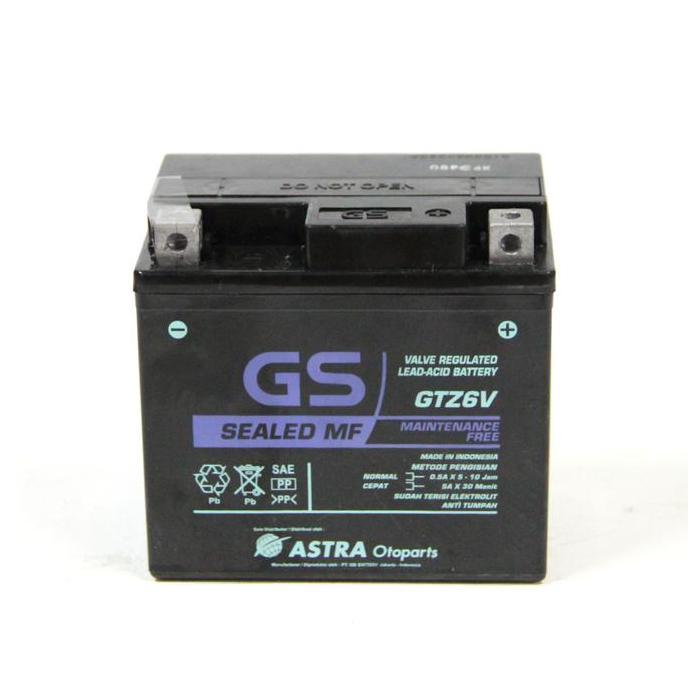 Promo GS GTZ6V AKI KERING SEALED MF Diskon