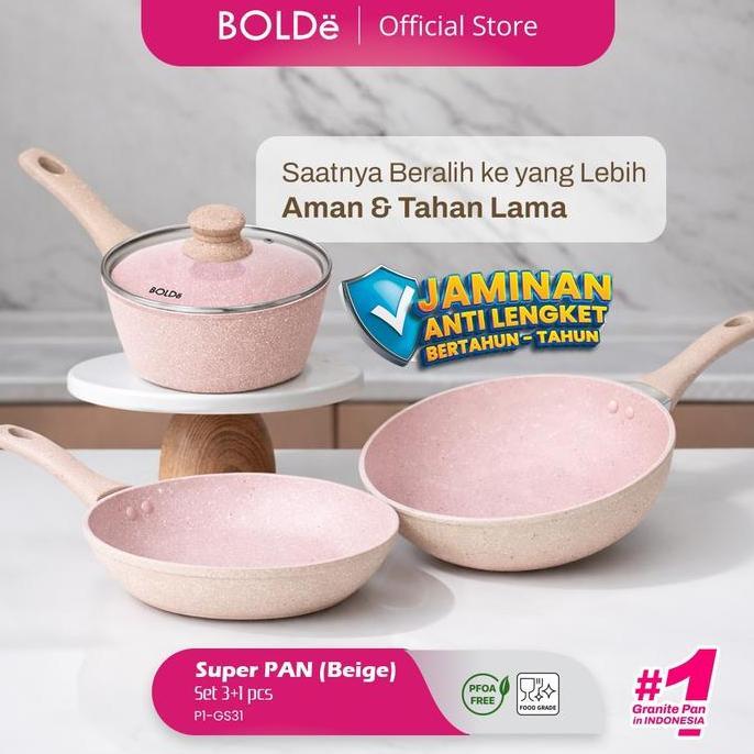 BOLDe Super Pan Set Beige
