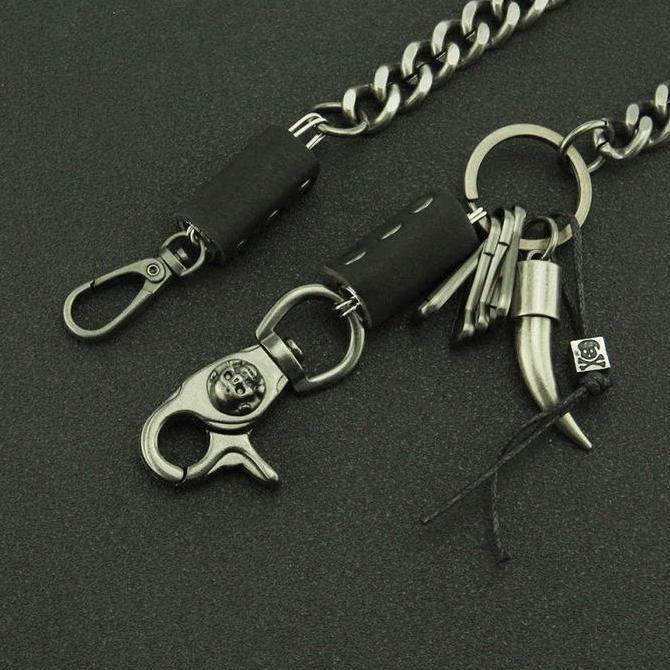 Rantai Punk Rock Rantai Dompet Rantai Celana Gaya Rocker Dompet Rantai Pria Rantai Dompet Pria Punk 