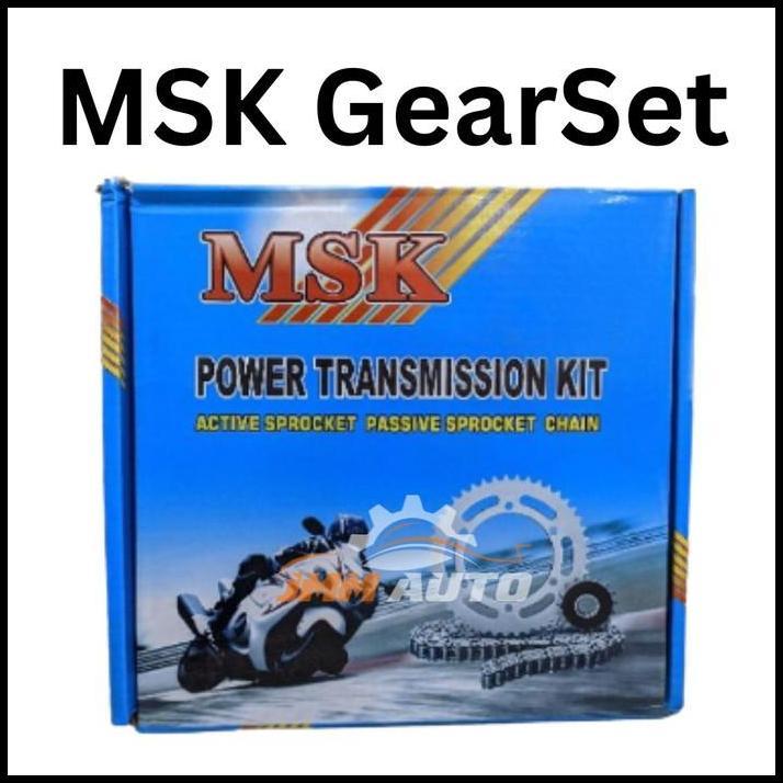 DISKON GEARSET MOTOR MSK YAMAHA VEGA ZR RANTAI GIR / GEAR SET MOTOR YAMAHA VEGA ZR ORIGINAL MSK 