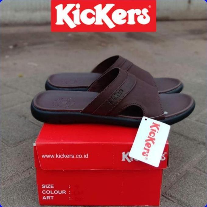 sandal kickers pria kulit asli Sandal casual. Sandal pria. Sandal kulit. Sendal pria. Sendal kickers