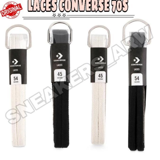 TALI SEPATU CONVERSE BLACK / WHITE ORIGINAL