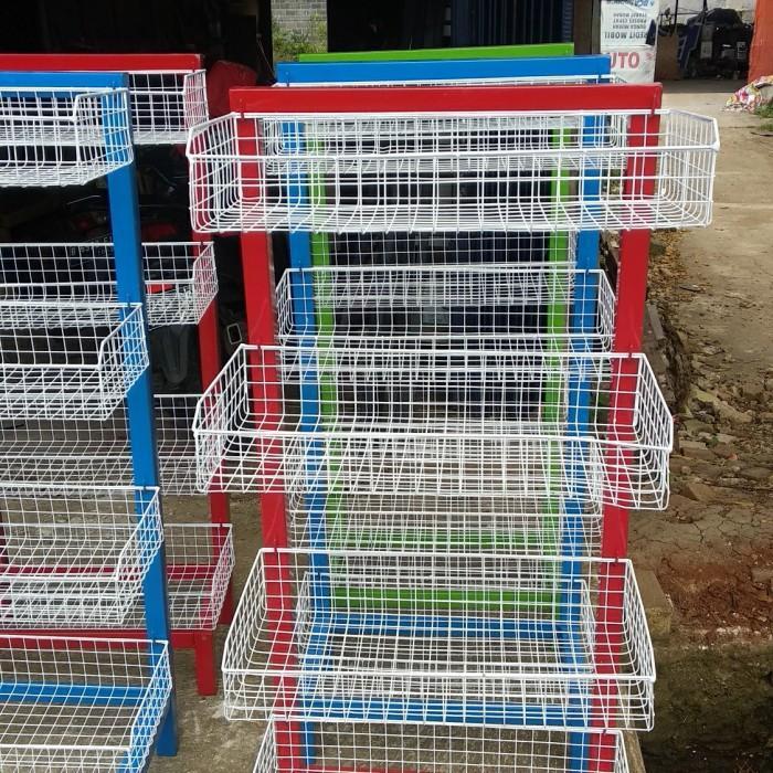 rak chiki ciki jualan warung super mini market snack permen 4 unit