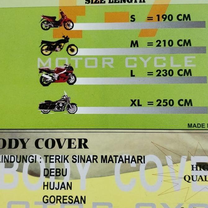 Promo Body Cover / Sarung Motor Honda CB150 Verza Diskon