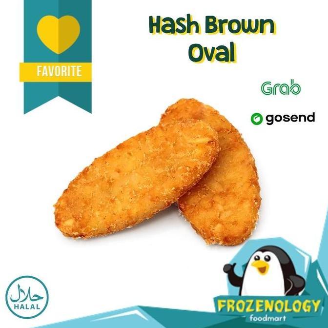 Hijaudaun- Potato Long Cut Oval Hash Brown Belgian Crunchy French Fries Premium