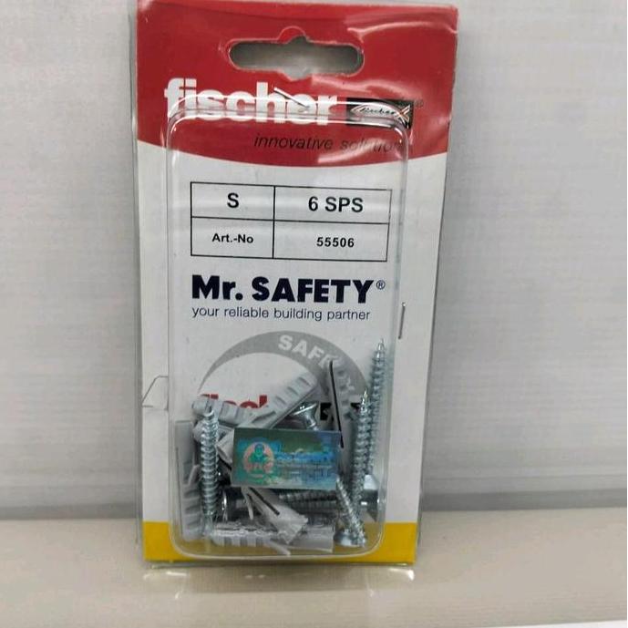 ORIGINAL Fischer Set Sekrup Nilon S6sps