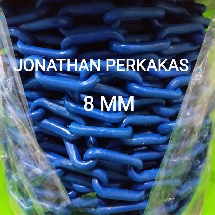 rantai plastik 8mm/roll rantai pvc 8mm/roll rantai pembatas 8 mm