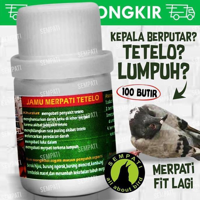Kicaudor- Jamu Merpati Tetelo Obat Burung Tetelo Syaraf Ayan Kepala Berputar Jmt