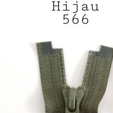 Resleting Jaket YKK 55cm Sleting jaket YKK 22 inch Zipper Vislon YKK