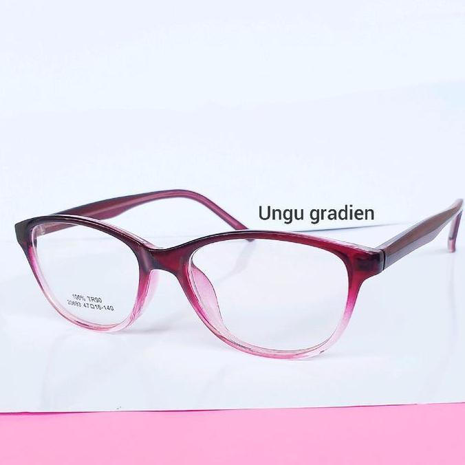 Womenacc- Kacamata Baca Model Wanita Bisa Custom Lensa Plus Perempuan Box