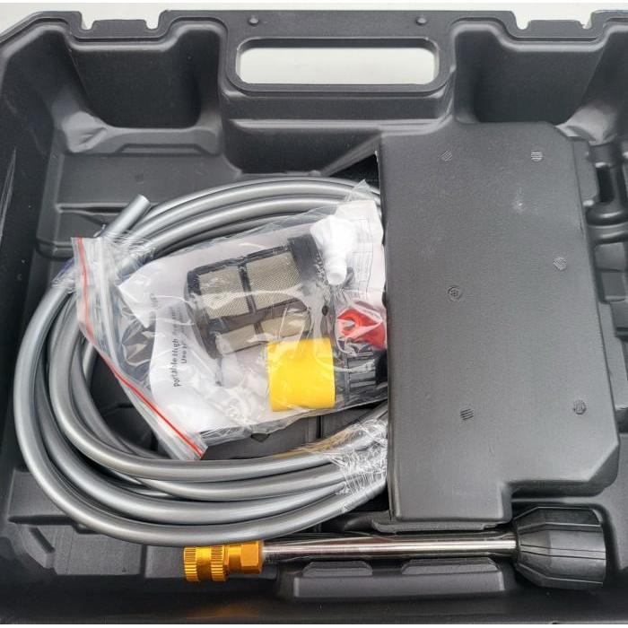 Jet Cleaner 2 BATERAI FUJIYAMA Mesin Cuci STEAM Motor Mobil AC JAPAN