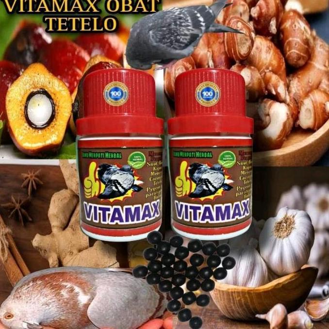 Kicaudor- Jamu Merpati Tetelo Vitamax Isi 100 Pil Ampuh Obati Unggas Yg Terkena Tengo Sembuh Cepat