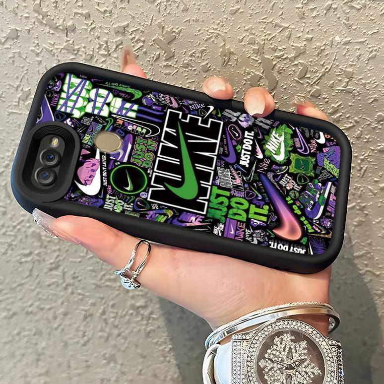 CUCI GUDANG Casing Hp OPPO A7 A5s A12 A12S A11k A5 A3s A12E Realme C1 Case Casing HP Gaya hip-hop Ke