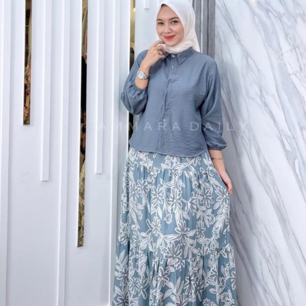 HOT DEALS AMMARA - Safara Setelan Rok Rayon Mix Pololinen