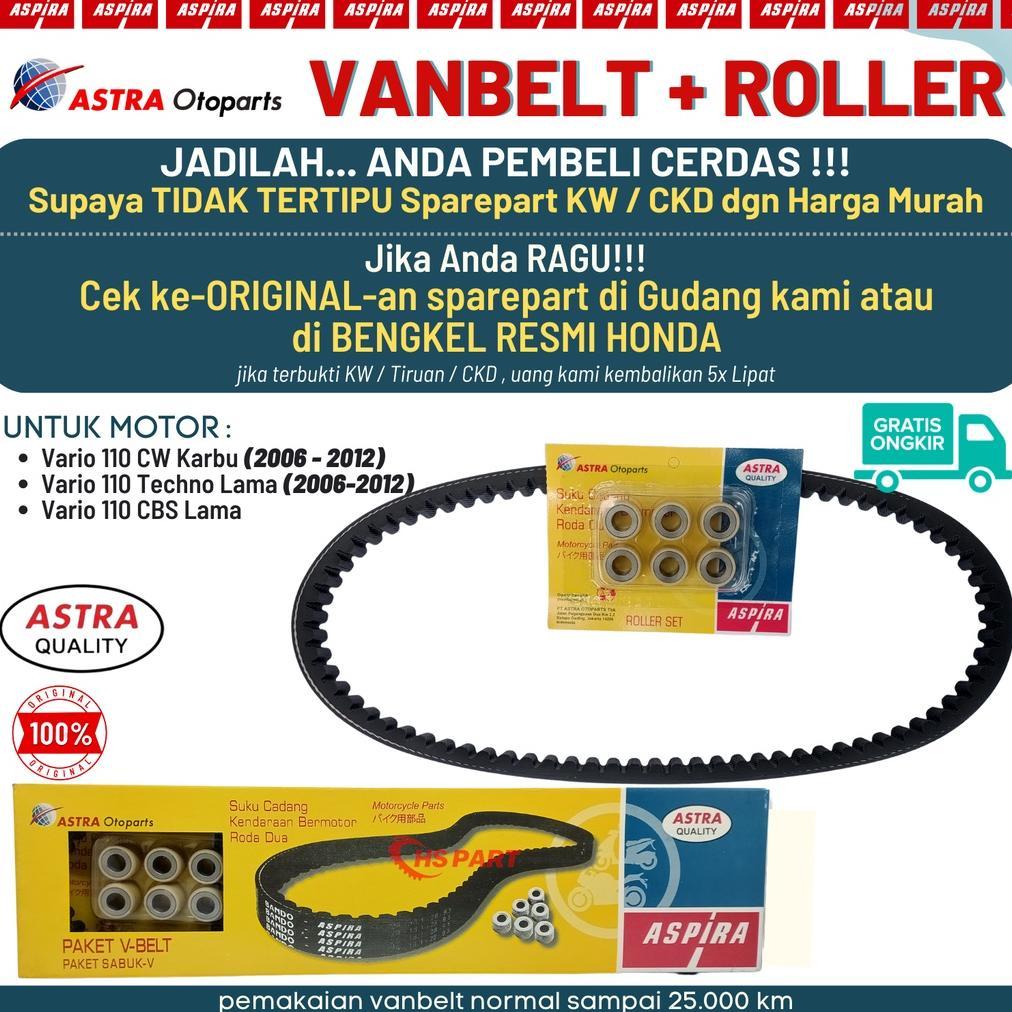 Vbelt Vanbelt Vario 110 Karbu Original Vario Techno 110 Karbu Original Aspira