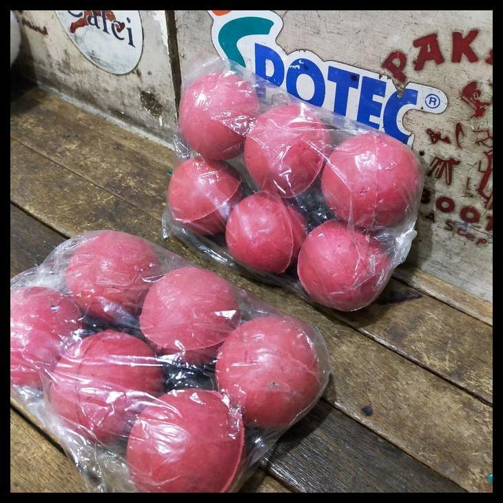 New Bola Kasti Jadul Merah Atau Bola Gebok Premium Per Bungkus Isi 6 Buah High Quality