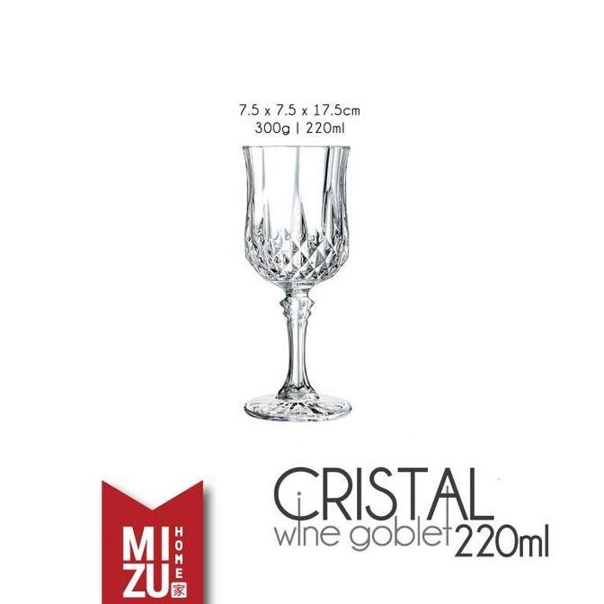 Davitbrakens99 - Mizu Cristal Wine Goblet Drinking Wine Gelas Red Wine Gelas Minum Air